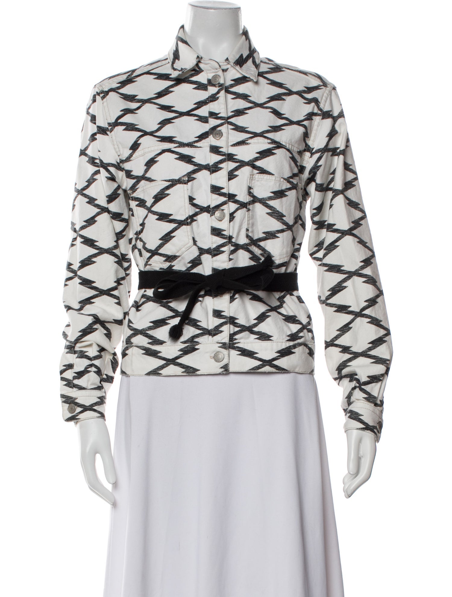 Étoile Isabel Marant Printed Denim Jacket