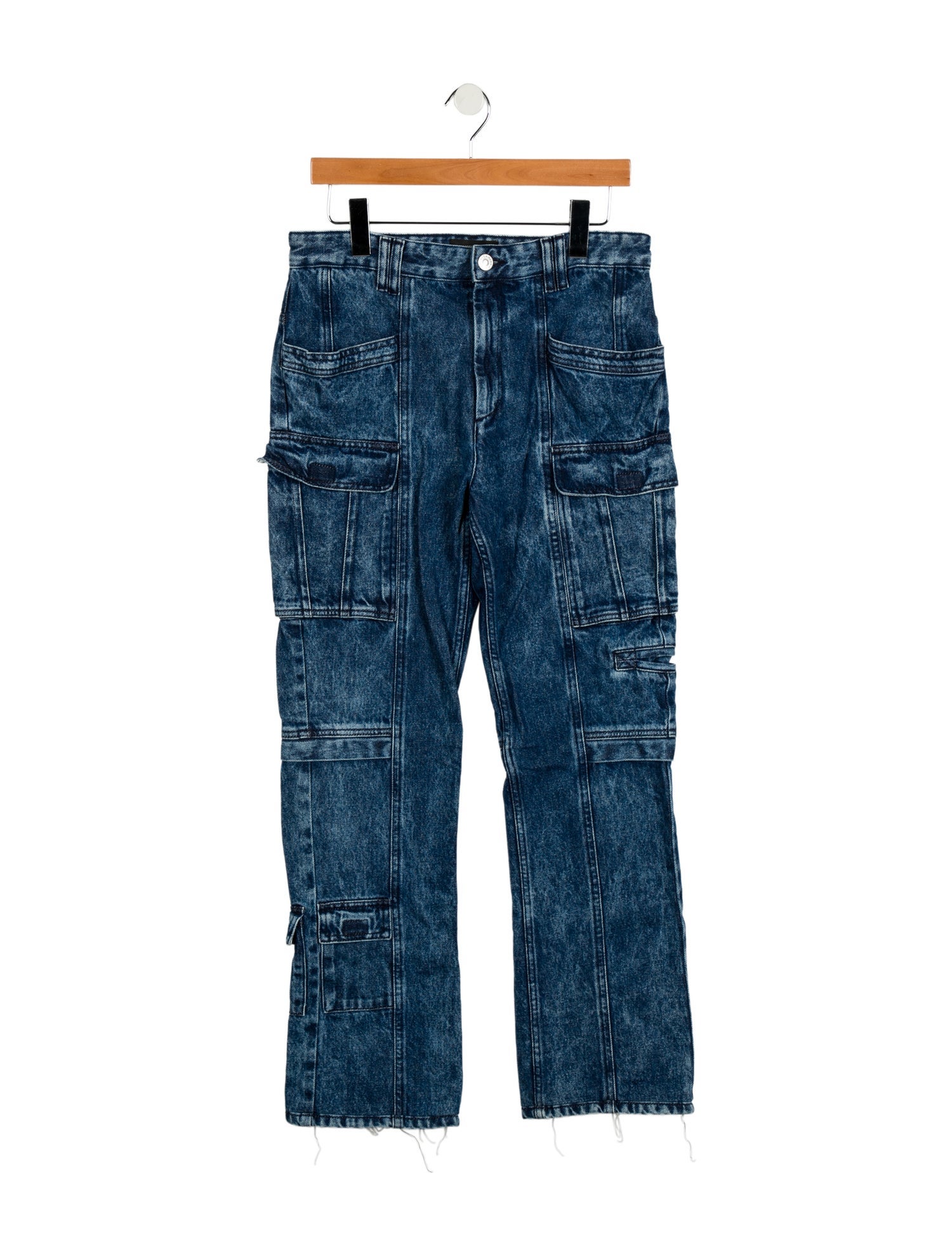 Isabel Marant High-Rise Straight Leg Jeans