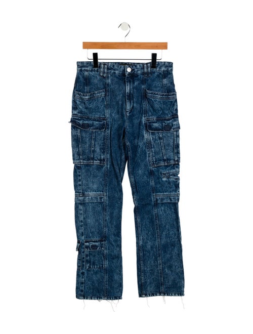 Isabel Marant High-Rise Straight Leg Jeans