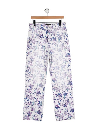 Isabel Marant High-Rise Straight Leg Jeans