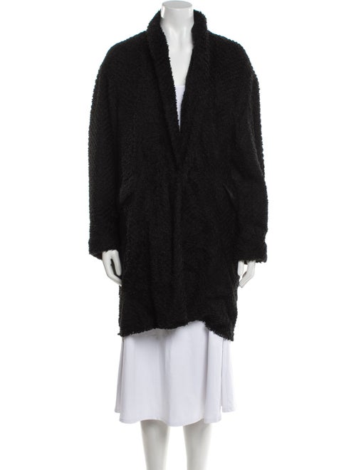 Isabel Marant Wool Faux Fur Coat