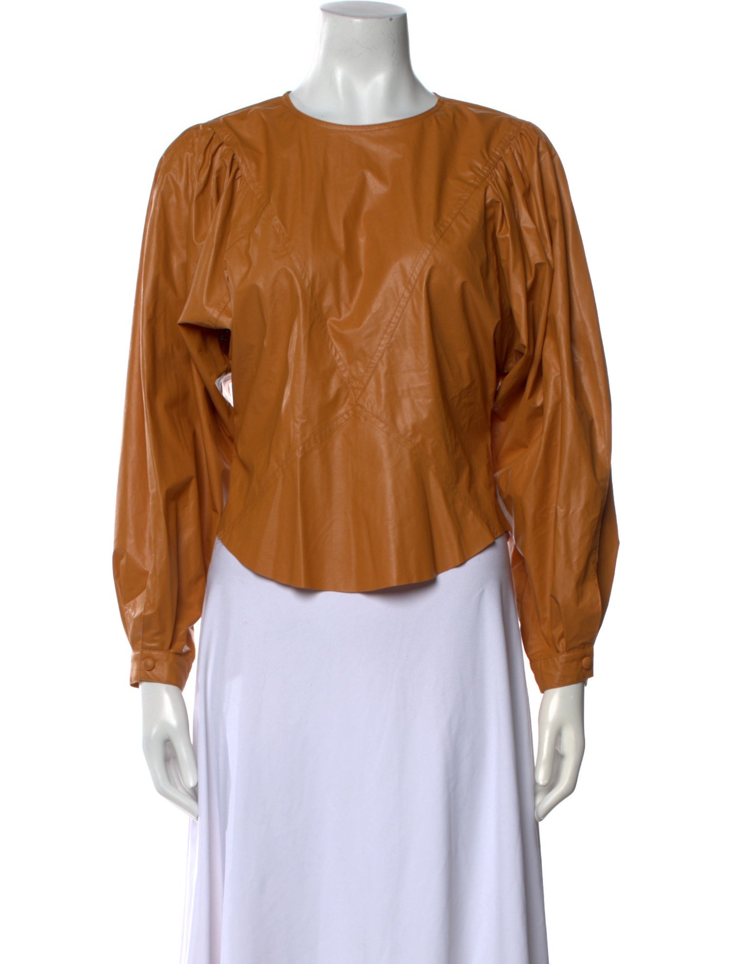 Isabel Marant Crew Neck Long Sleeve Blouse