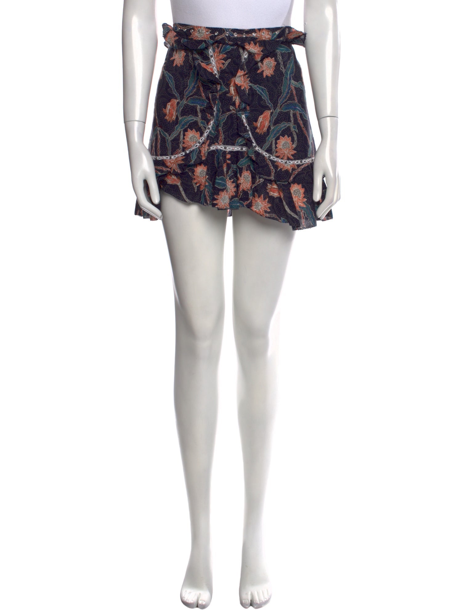 Isabel Marant Floral Print Mini Skirt