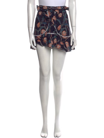 Isabel Marant Floral Print Mini Skirt