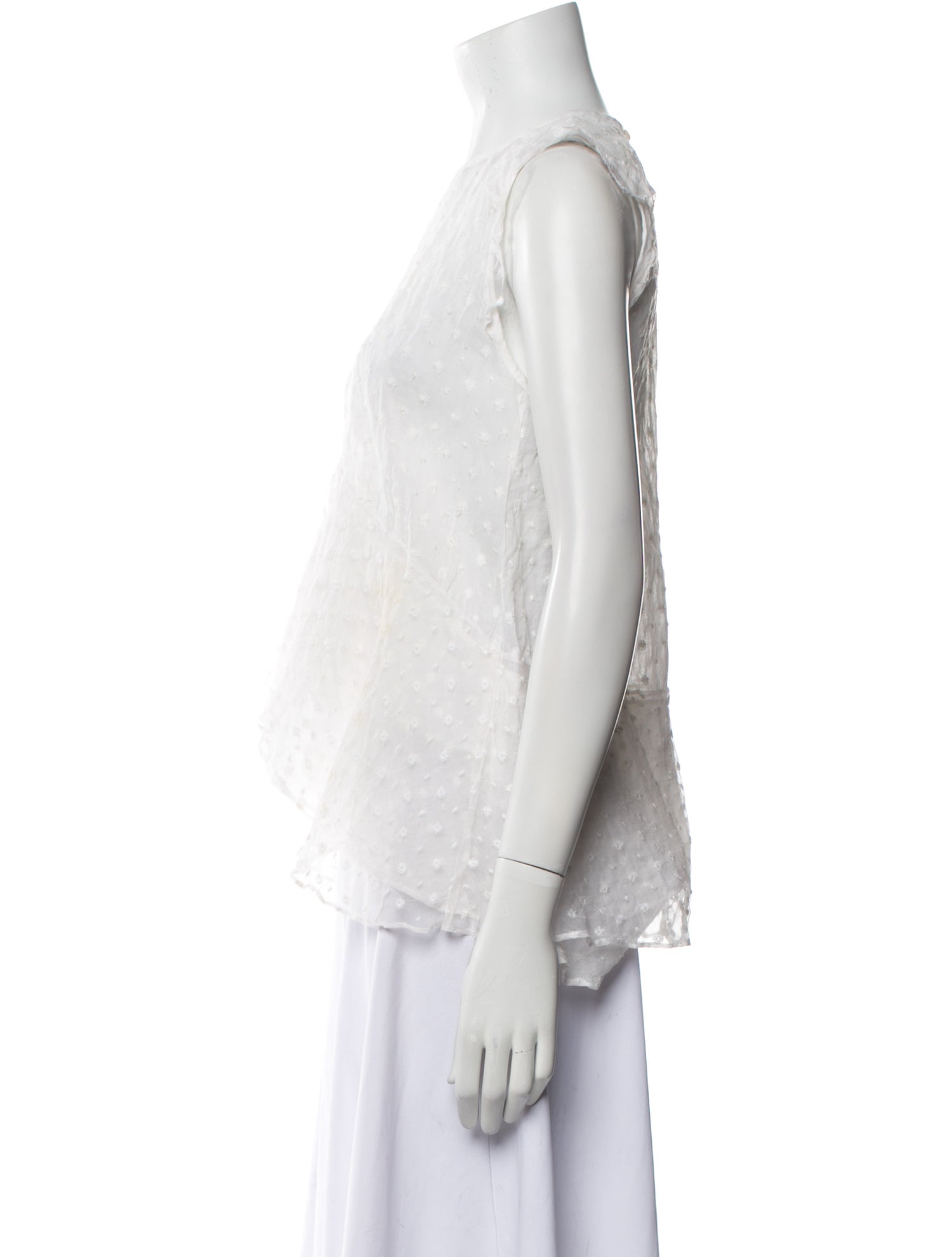 Isabel Marant Crew Neck Sleeveless Top