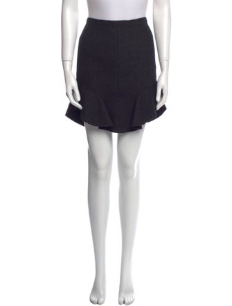 Isabel Marant Virgin Wool Mini Skirt