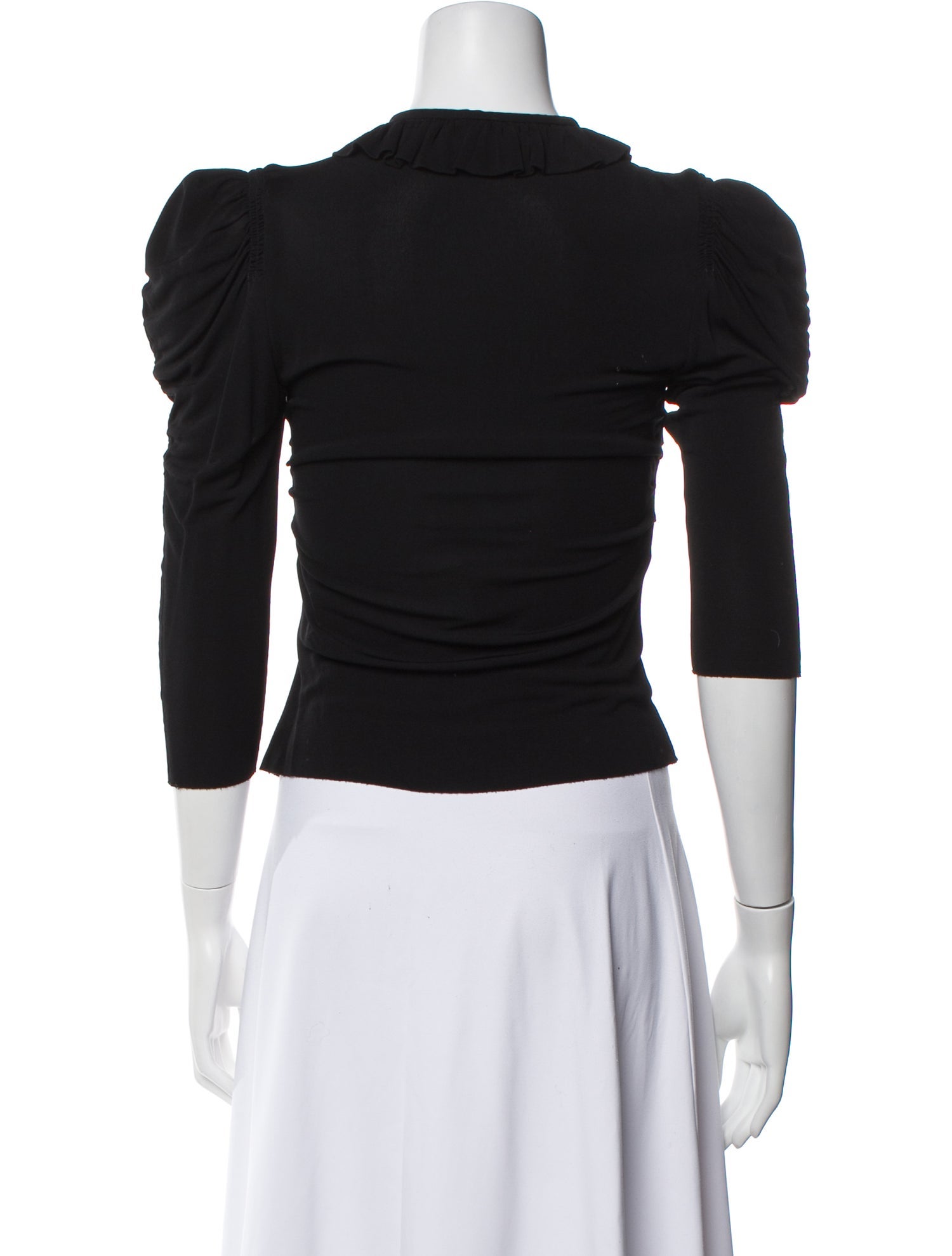 Isabel Marant Crew Neck Three-Quarter Sleeve Top