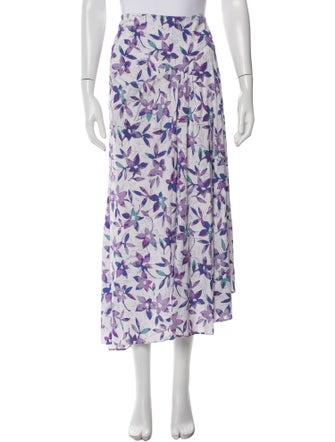 Isabel Marant Floral Print Midi Length Skirt