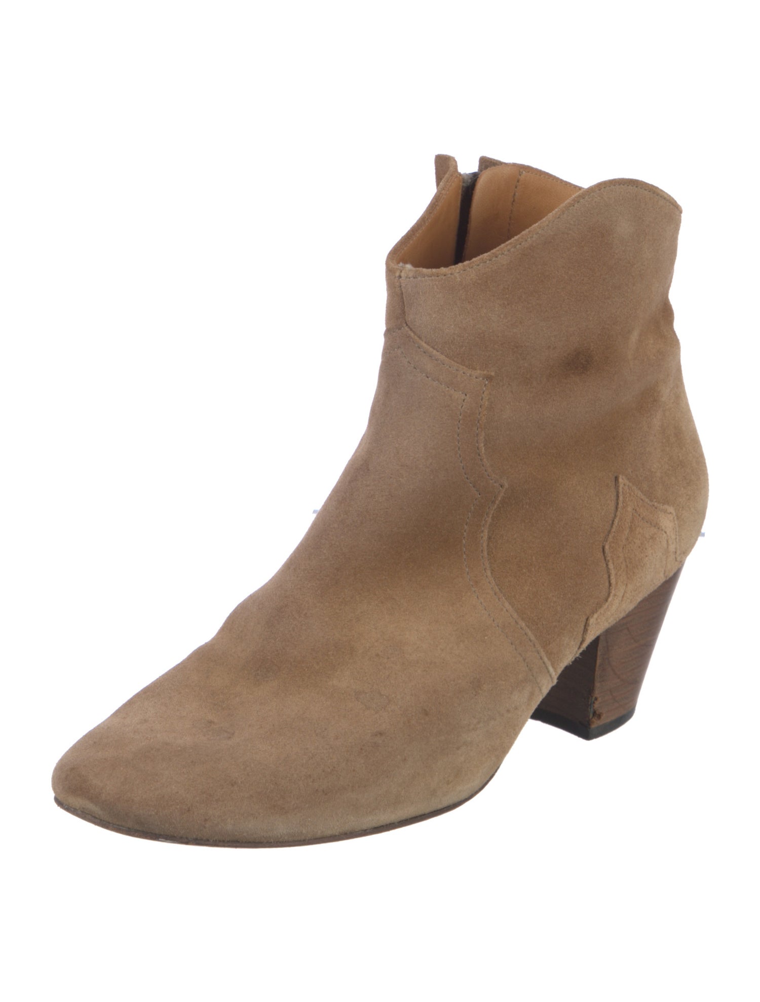 Isabel Marant Suede Western Boots
