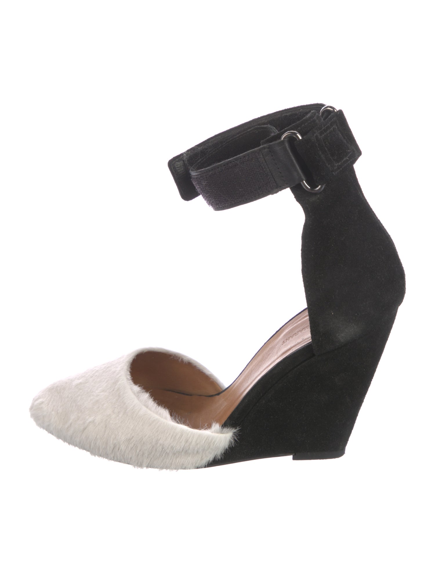 Isabel Marant Suede Colorblock Pattern D'Orsay Pumps