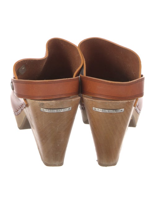 Isabel Marant Leather Studded Accents Mules