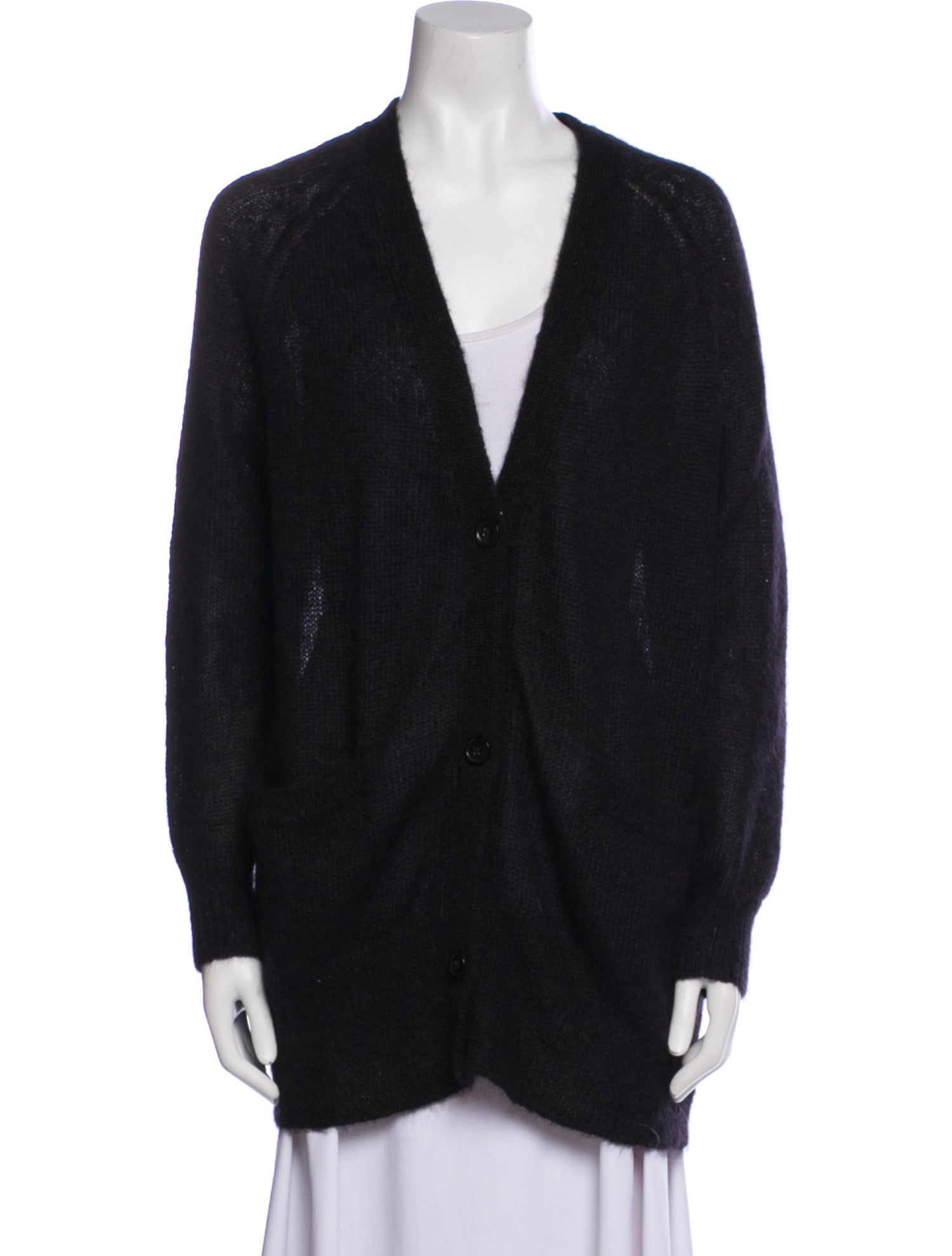 Isabel Marant Kid Mohair V-Neck Sweater