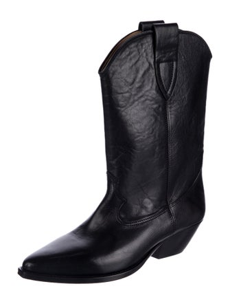 Isabel Marant Leather Western Boots