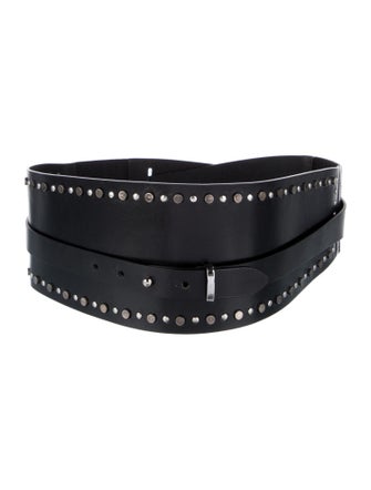 Isabel Marant Wide Leather Waist Belt
