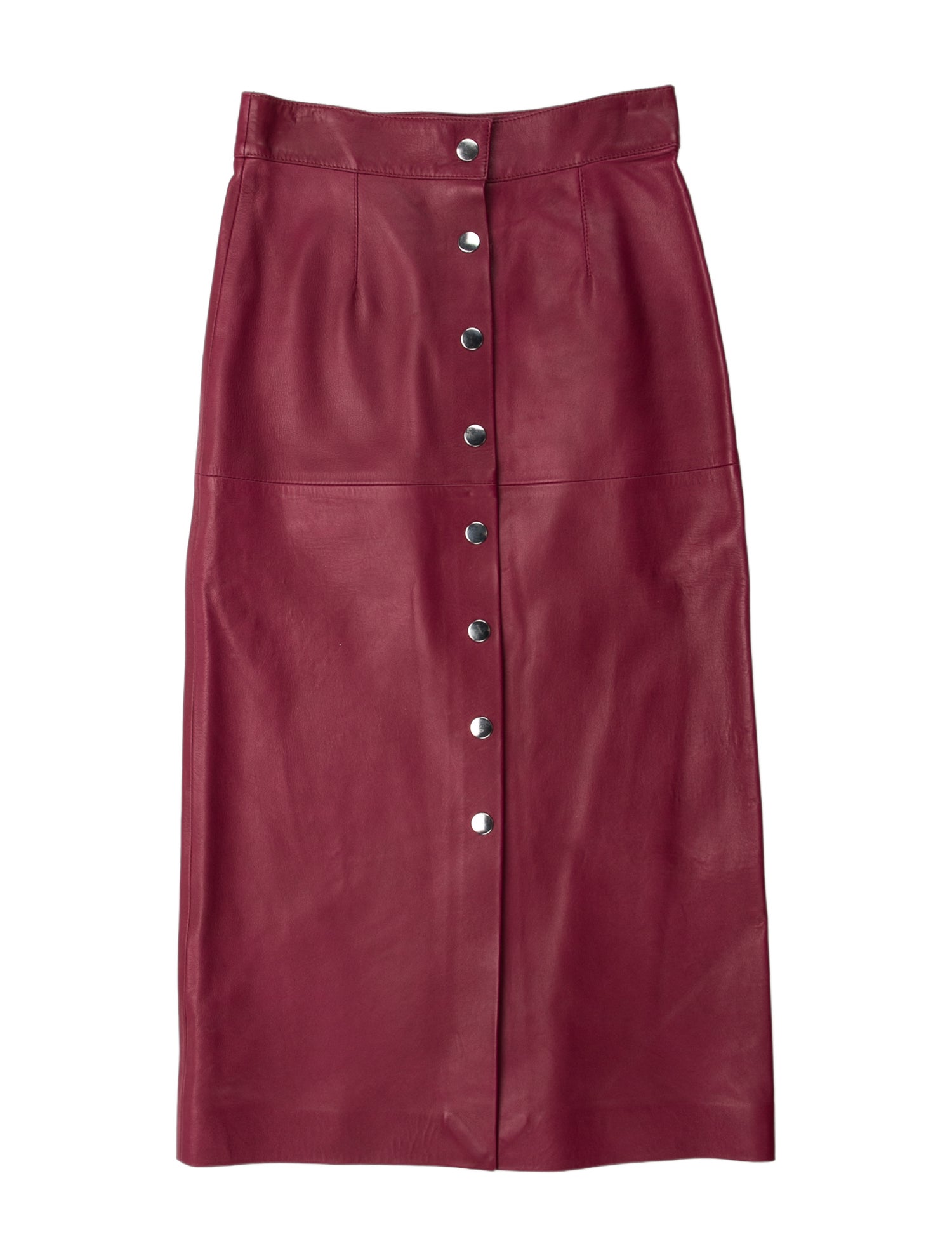 Isabel Marant Leather Midi Length Skirt