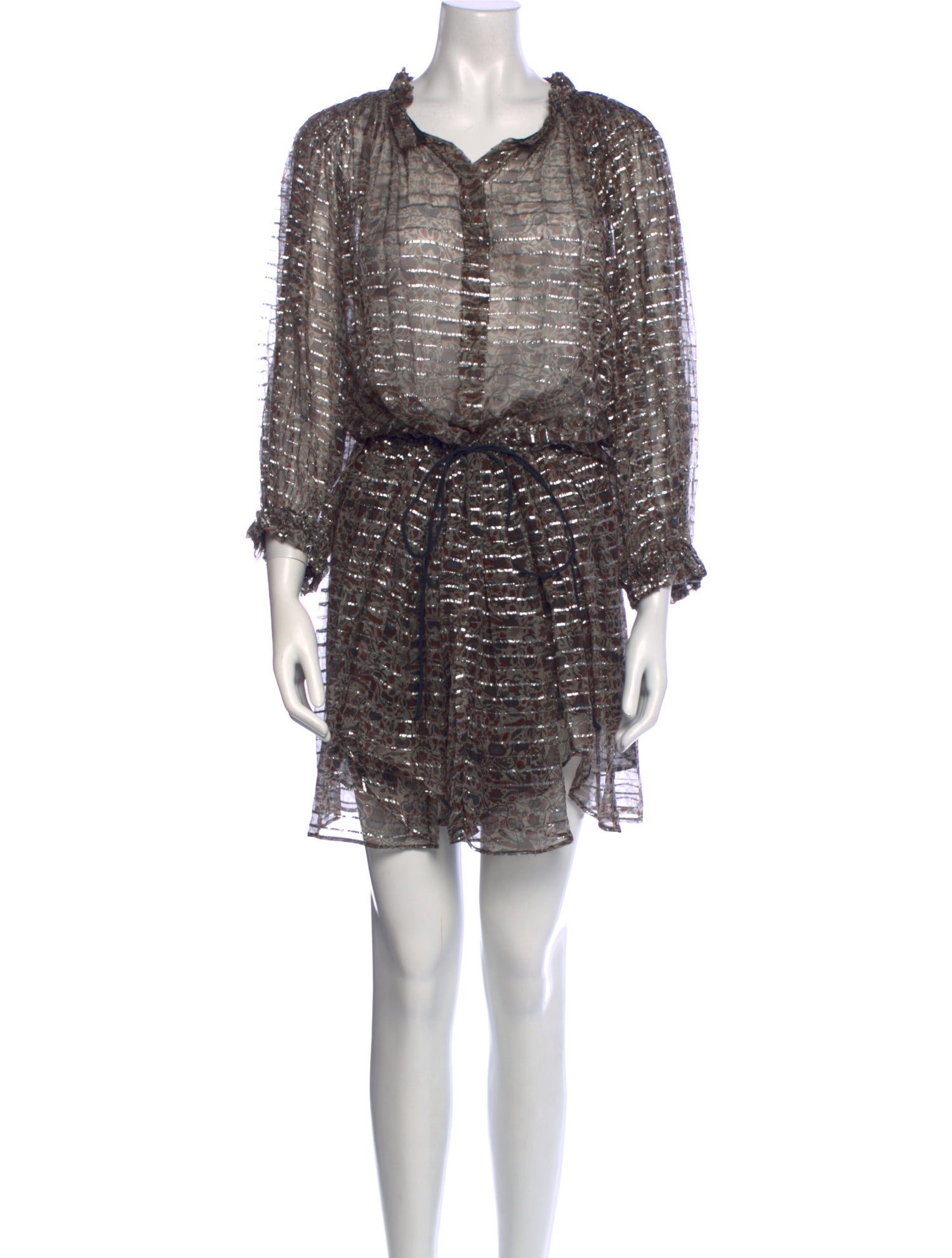 Isabel Marant Striped Knee-Length Dress