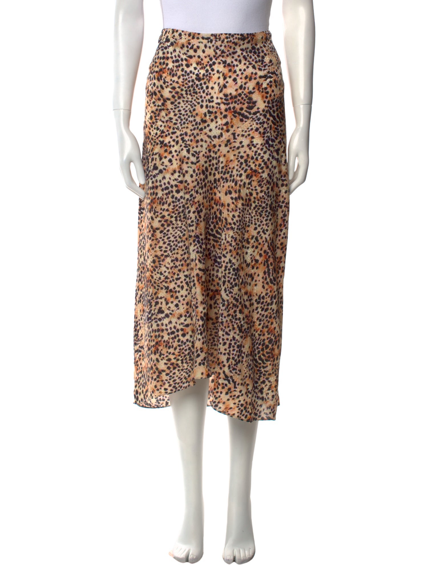 Isabel Marant Animal Print Midi Length Skirt