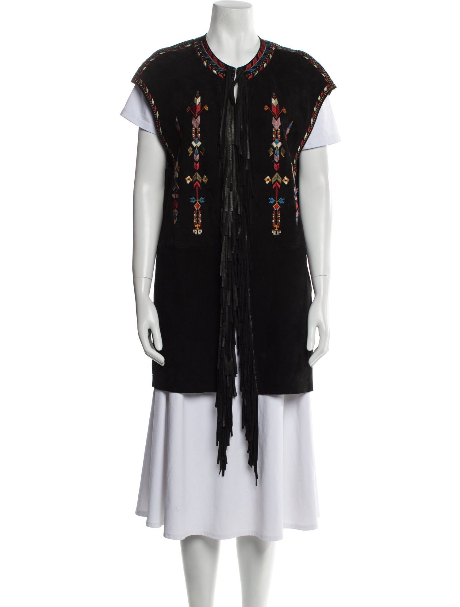Isabel Marant Leather Patterned Vest