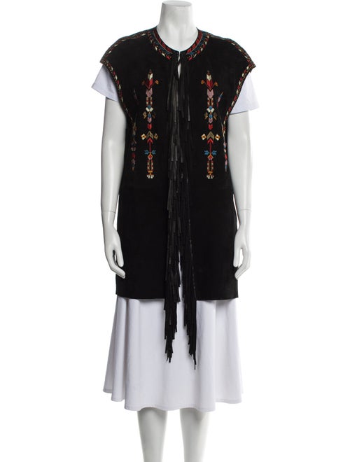 Isabel Marant Leather Patterned Vest
