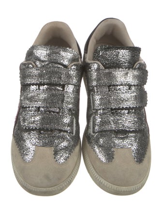 Isabel Marant Leather Printed Sneakers