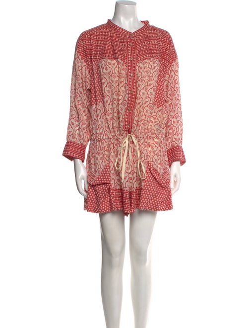 Isabel Marant Printed Crew Neck Romper