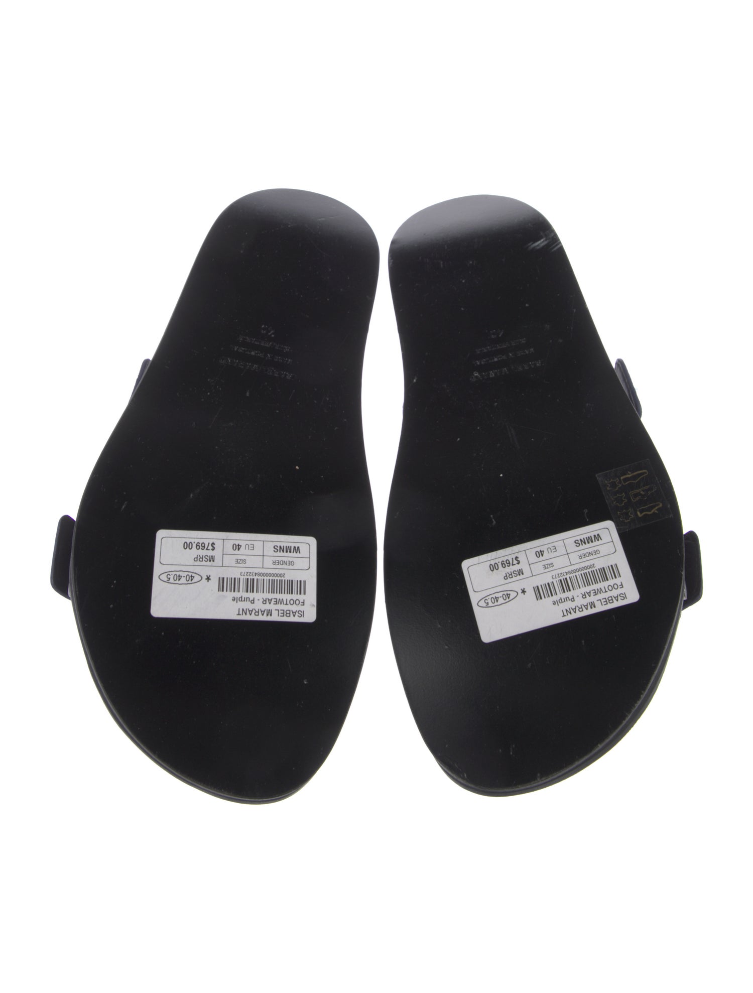 Isabel Marant Suede Floral Print Slides