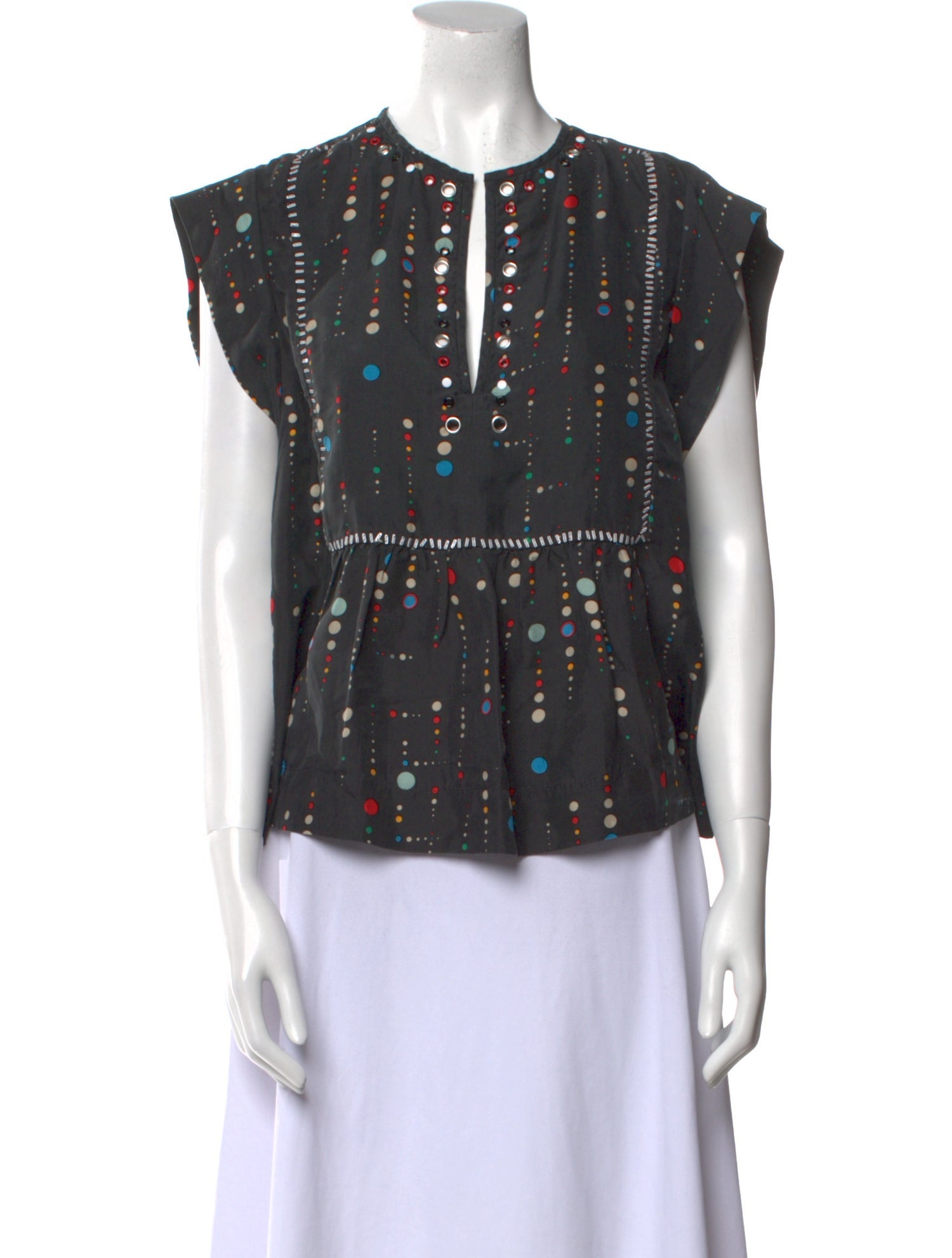 Isabel Marant Silk Printed Blouse