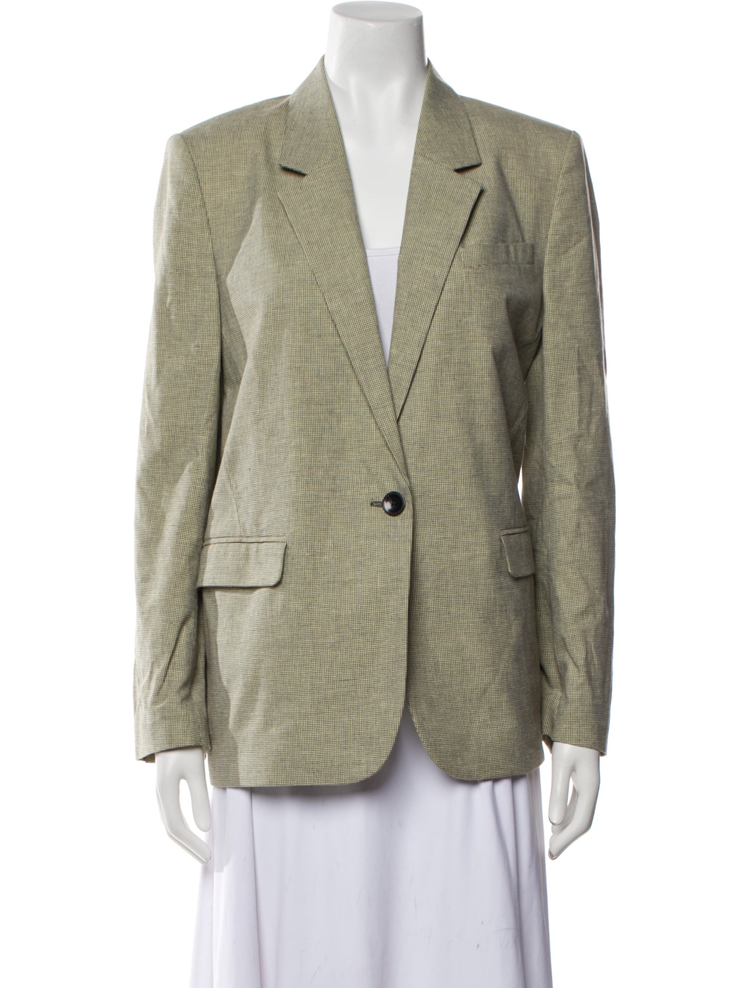 Isabel Marant Plaid Print Blazer