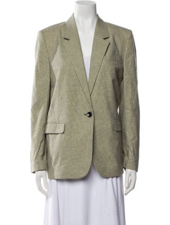 Isabel Marant Plaid Print Blazer