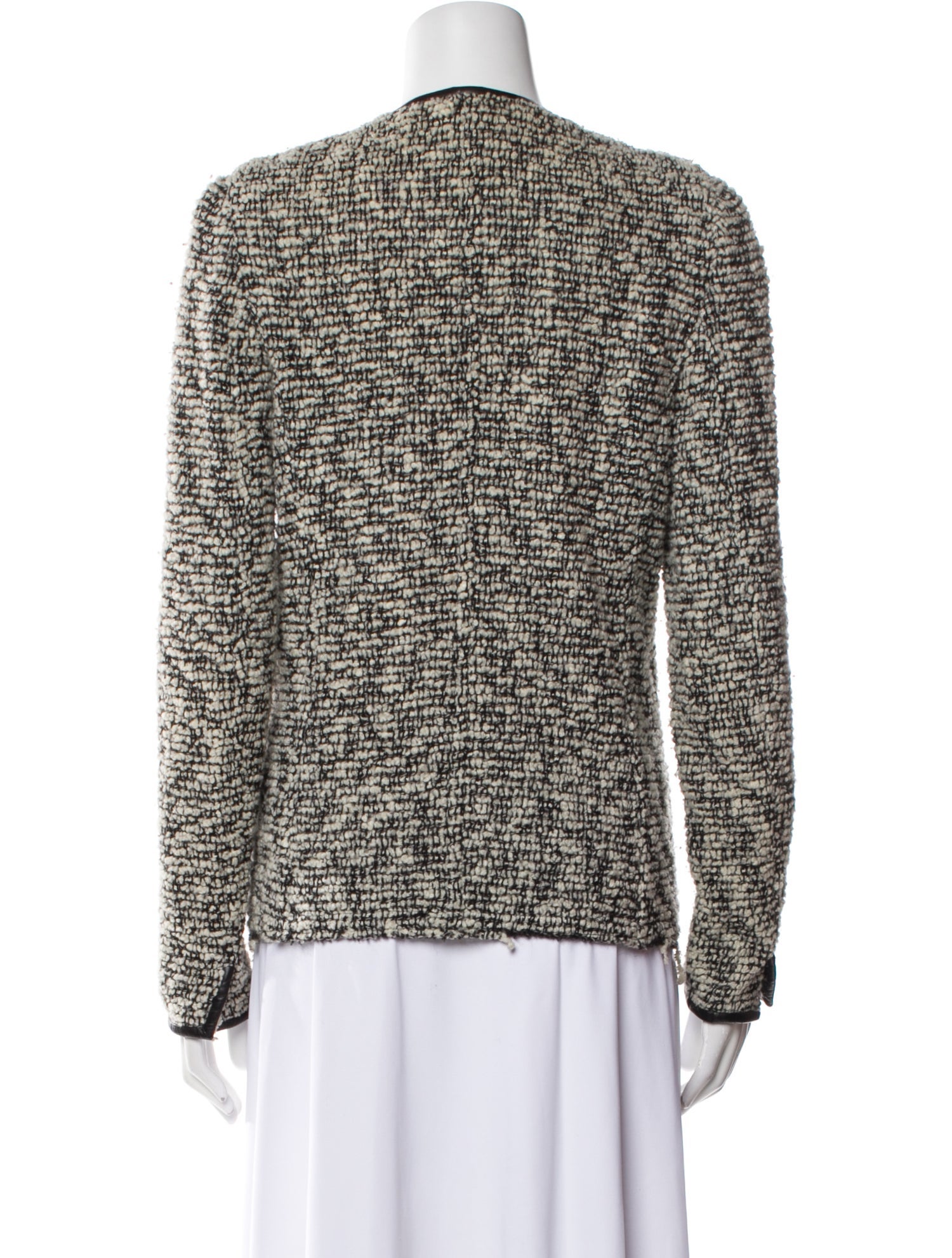 Isabel Marant Virgin Wool Tweed Pattern Evening Jacket