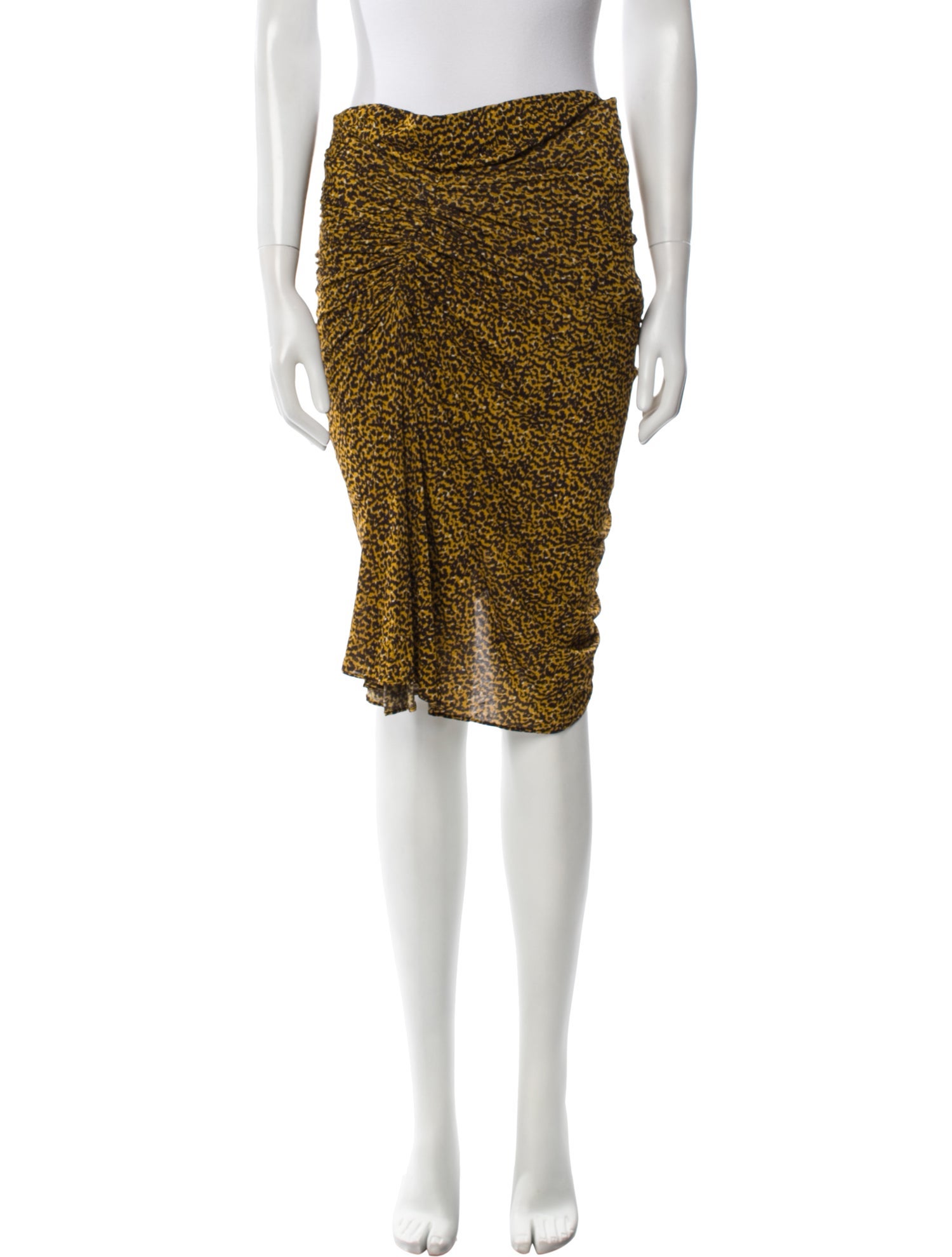 Isabel Marant Printed Knee-Length Skirt