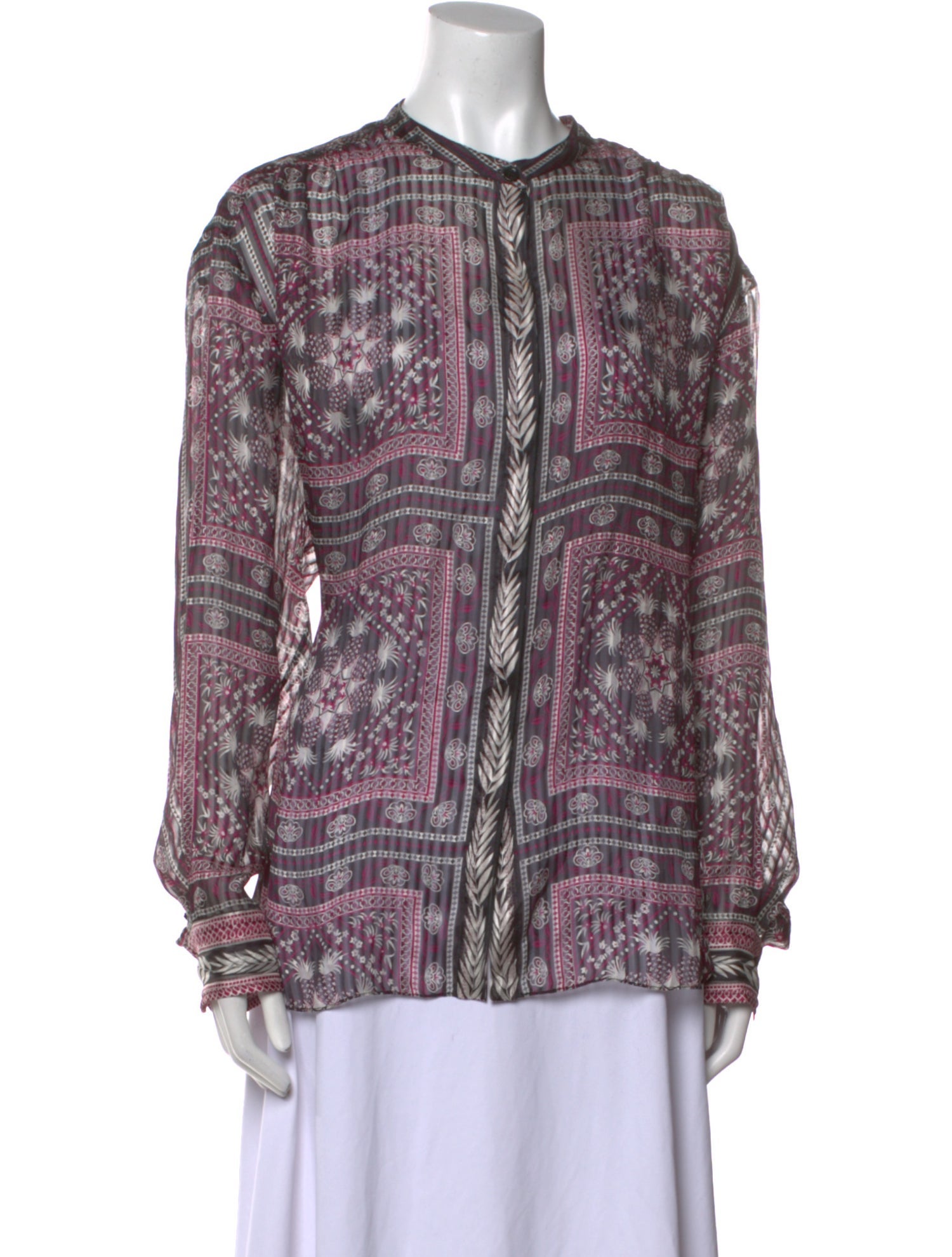 Isabel Marant Silk Printed Blouse