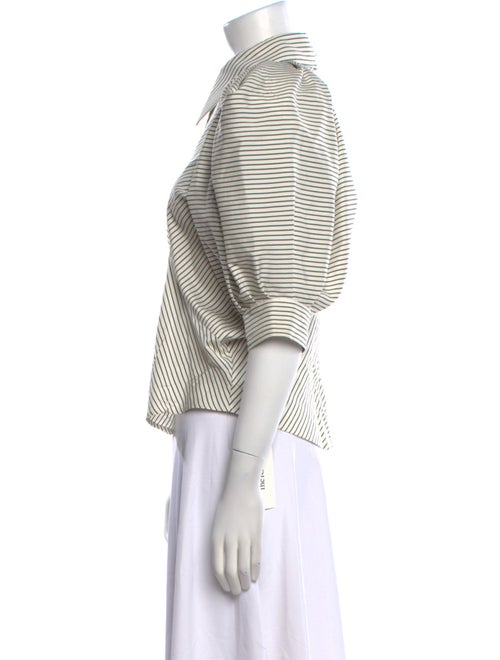 Isabel Marant Silk Striped Polo