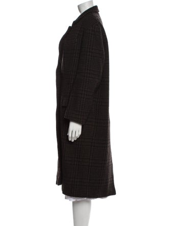 Étoile Isabel Marant Wool Houndstooth Print Coat