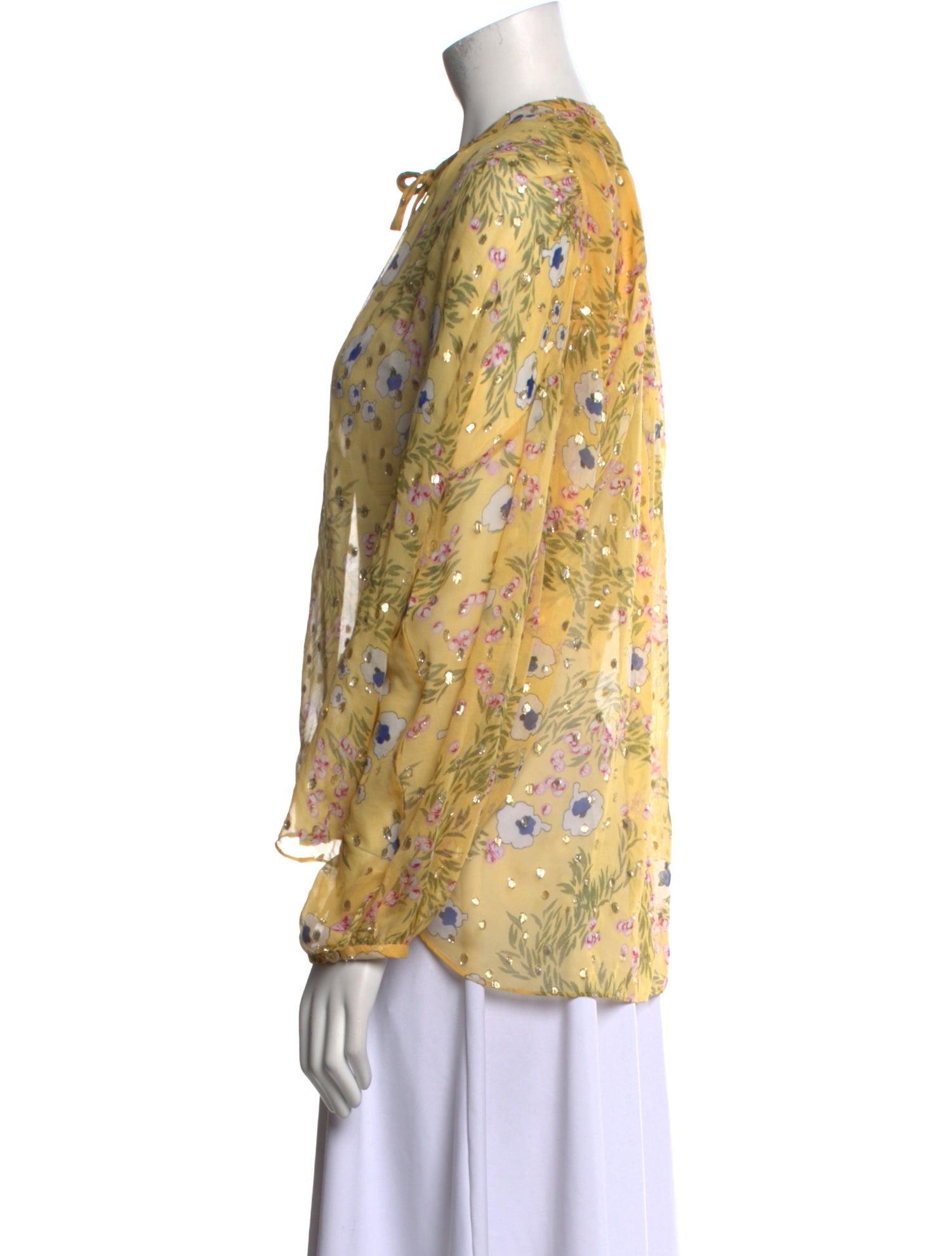 Isabel Marant Silk Floral Print Blouse