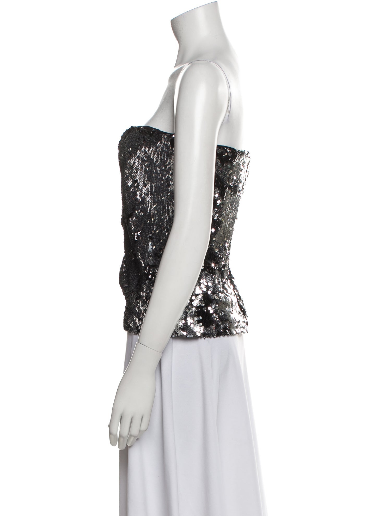 Isabel Marant Printed Strapless Crop Top w/ Tags