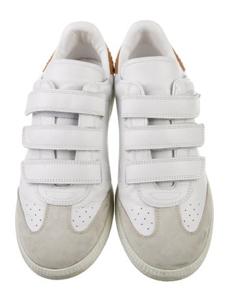 Isabel Marant Leather Studded Accents Sneakers