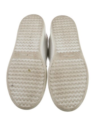 Isabel Marant Leather Studded Accents Sneakers