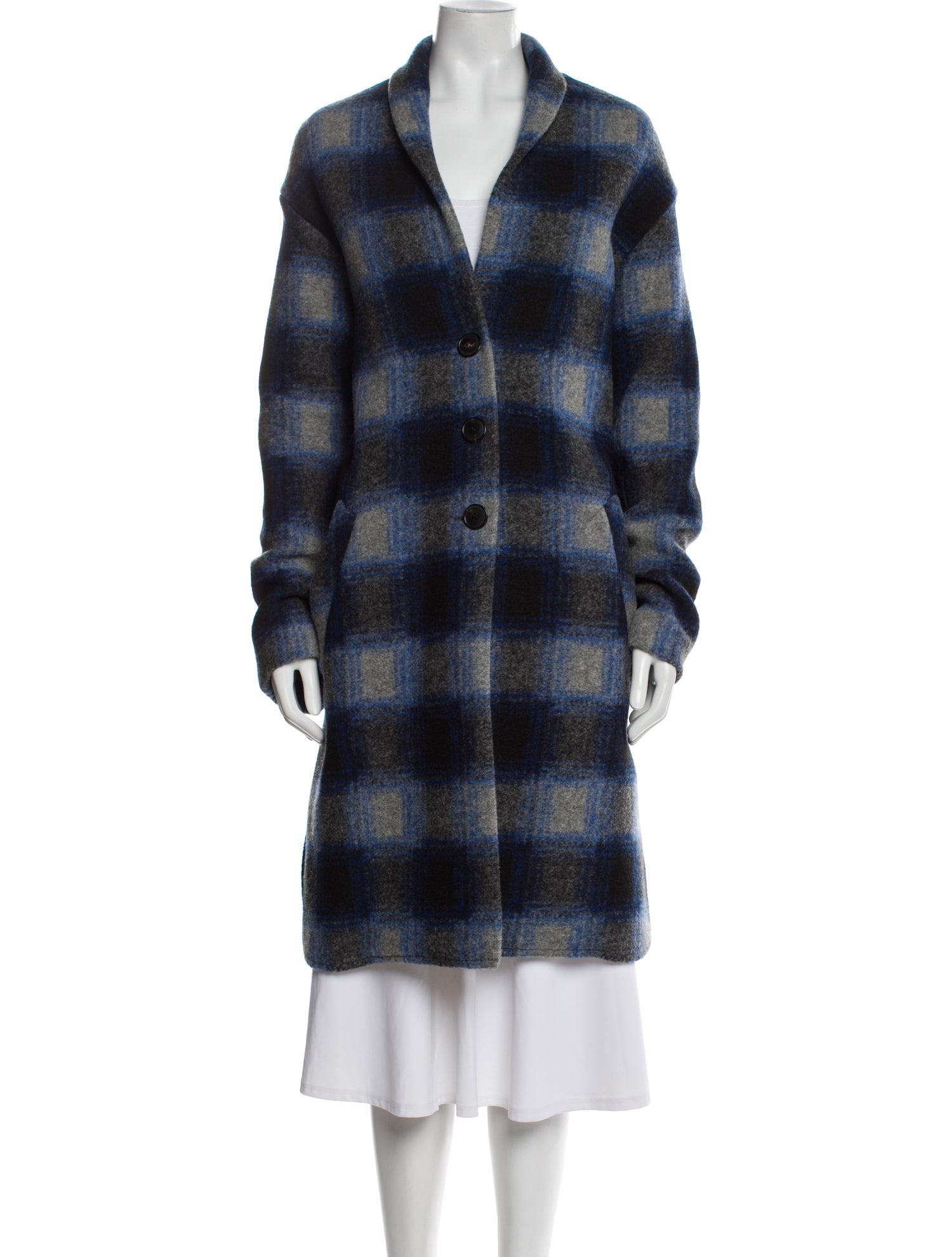 Isabel Marant Plaid Print Coat w/ Tags