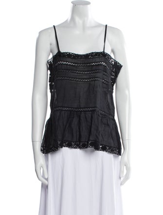 Étoile Isabel Marant Square Neckline Sleeveless Top