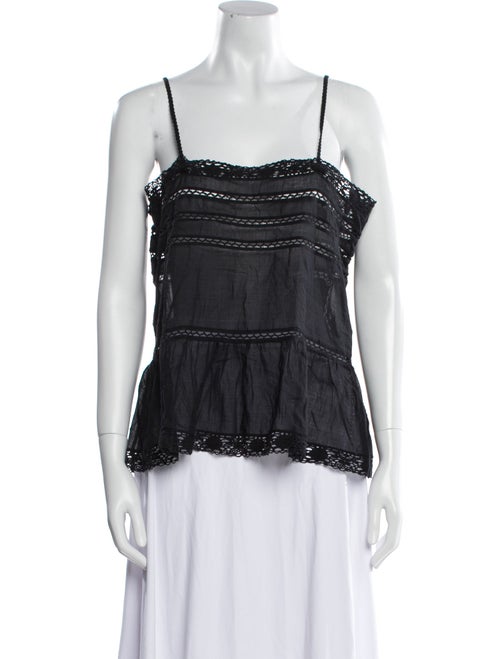 Étoile Isabel Marant Square Neckline Sleeveless Top