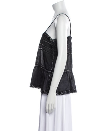 Étoile Isabel Marant Square Neckline Sleeveless Top