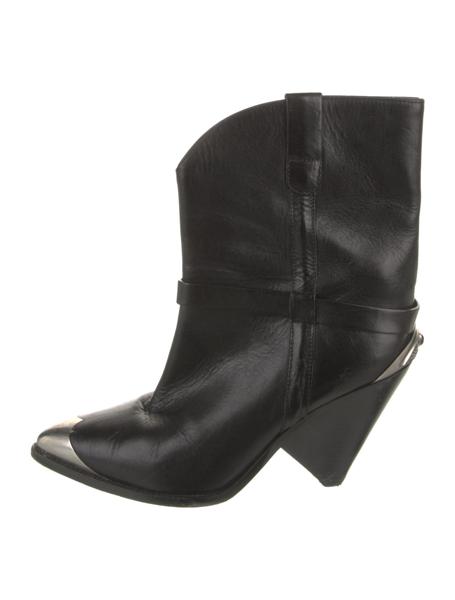 Isabel Marant Leather Western Boots