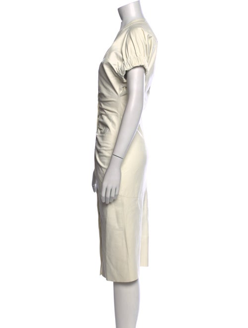 Isabel Marant Lamb Leather Midi Length Dress