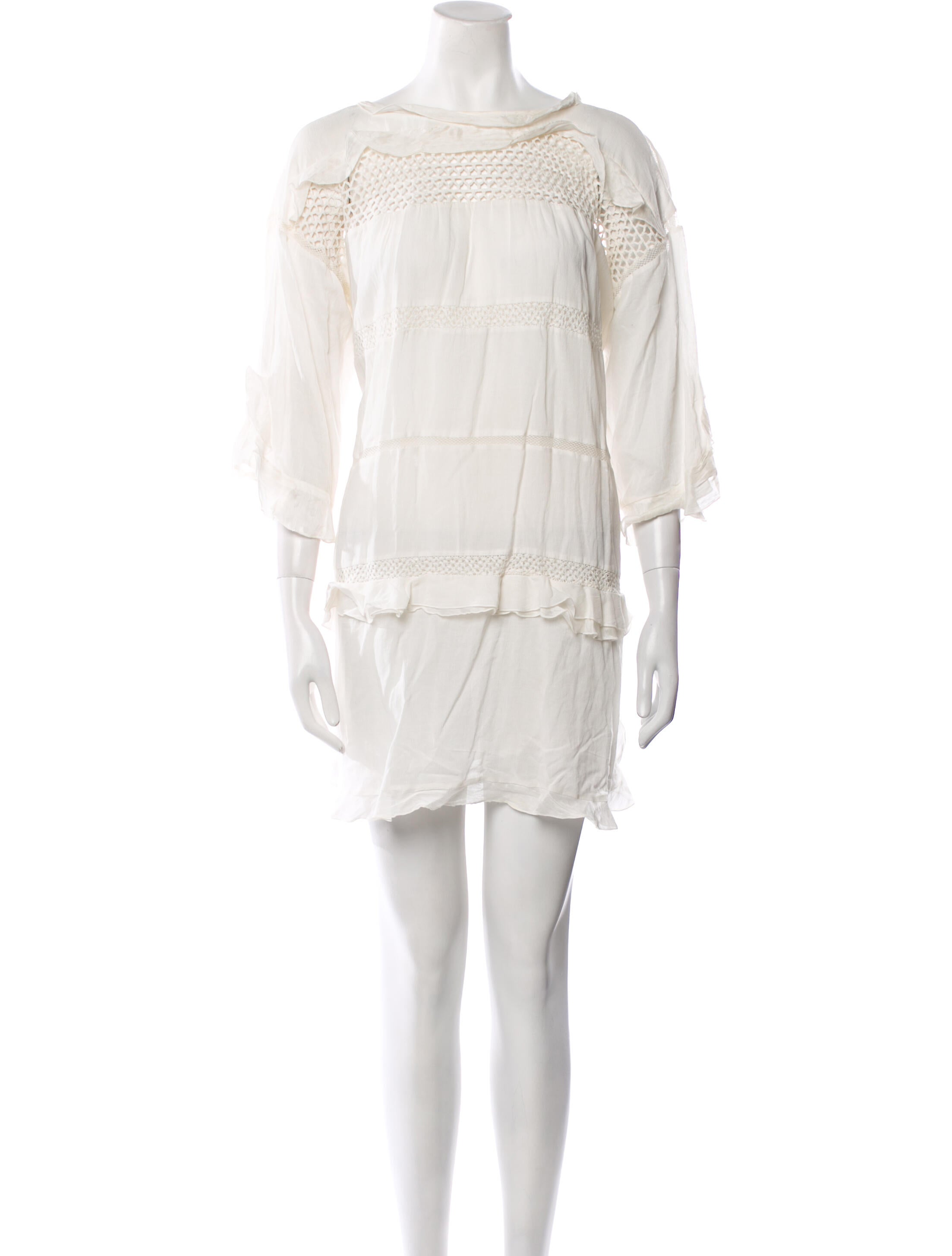 Isabel Marant Bateau Neckline Mini Dress