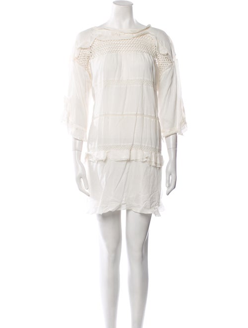 Isabel Marant Bateau Neckline Mini Dress