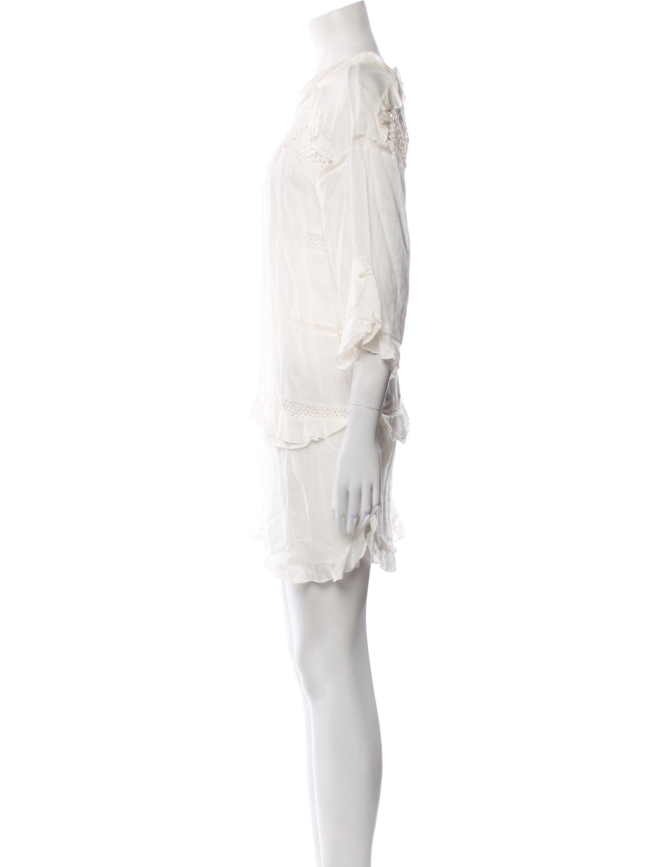 Isabel Marant Bateau Neckline Mini Dress