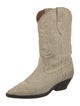 Isabel Marant Leather Patterned Western Boots