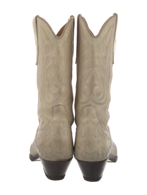 Isabel Marant Leather Patterned Western Boots