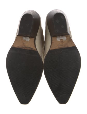 Isabel Marant Leather Patterned Western Boots